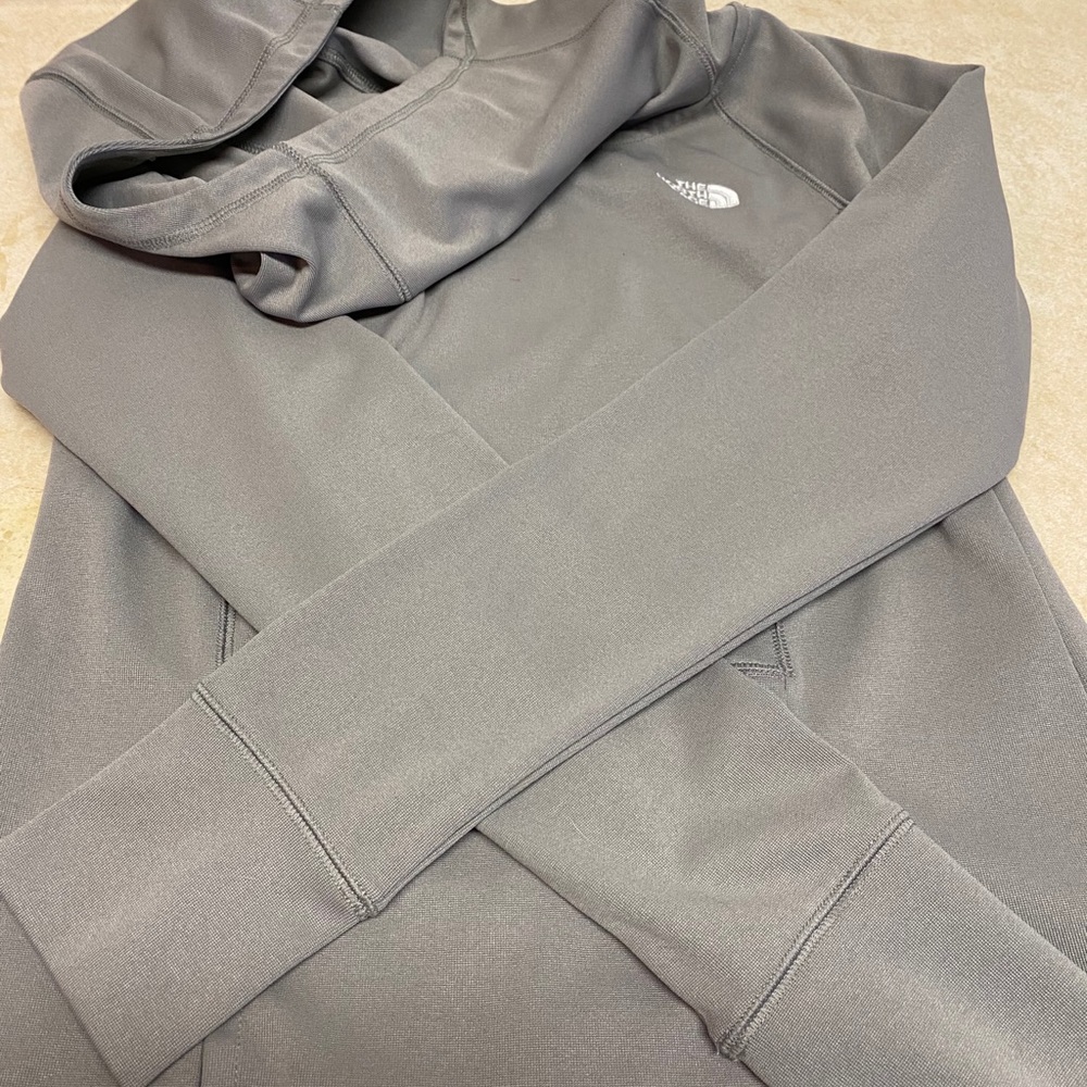 North Face high neck hoodie